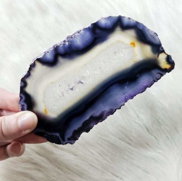 Druzy Agate Slice - Picture 3 of 3